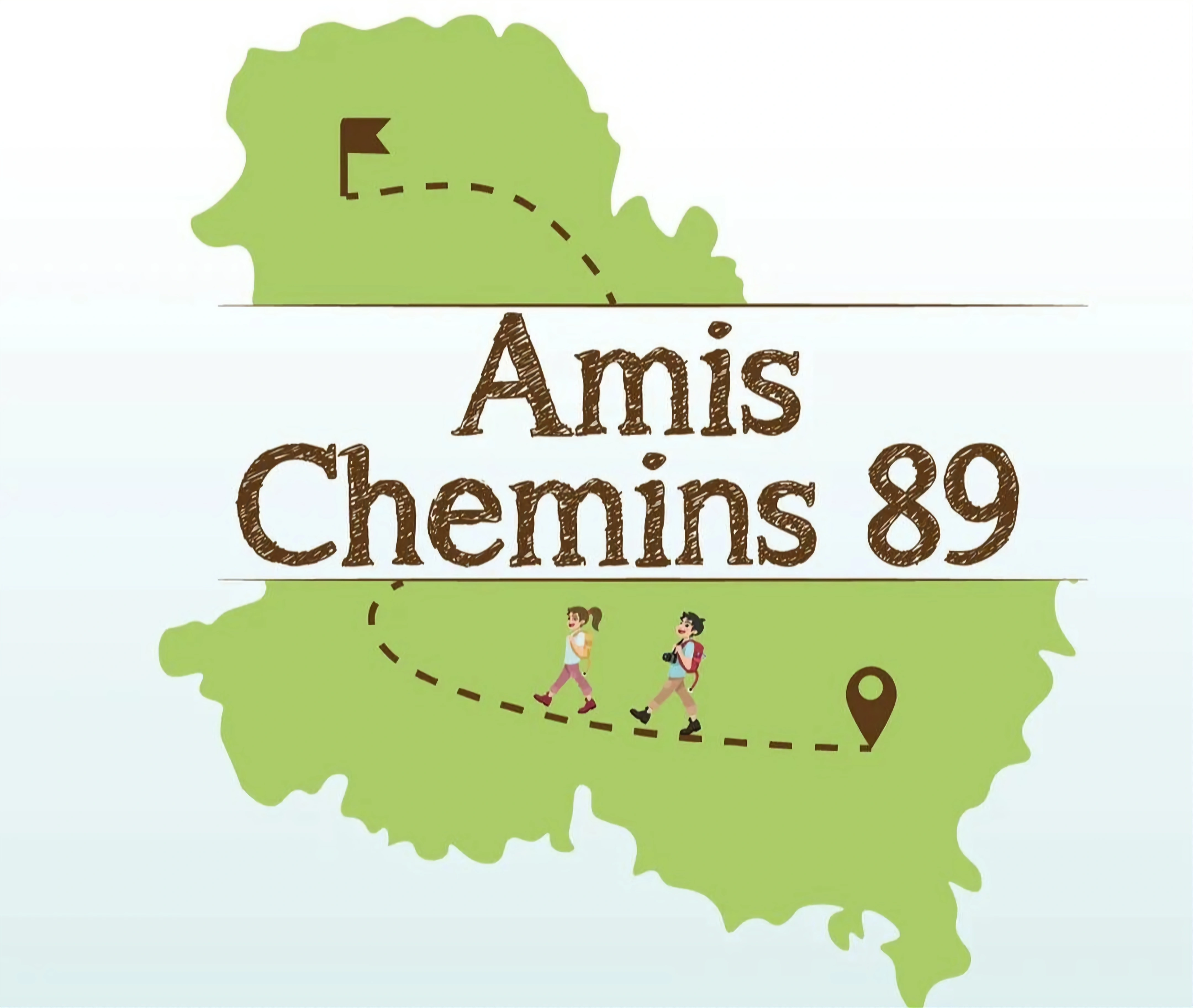 logo de l'association de marche amis chemins 89